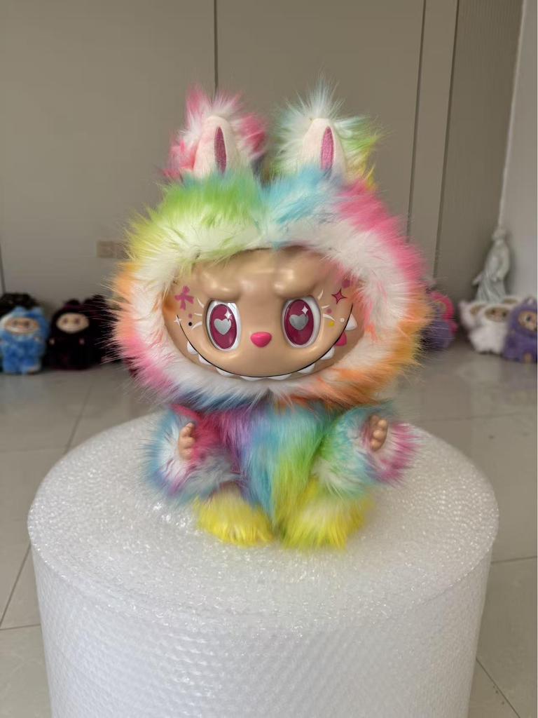 Mainland China LABUBU Big Chief Archangel Custom Vinyl Plush Doll, 58CM, Various Styles