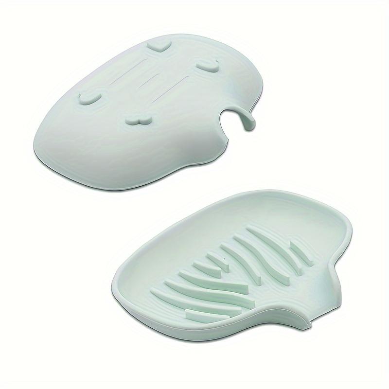 Seifenschale Haus Badezimmer Ablage Seifenhalter Einfach und Kreativ Silikon Seifenschale Badezimmerzubehör Badezimmer Duschzubehör