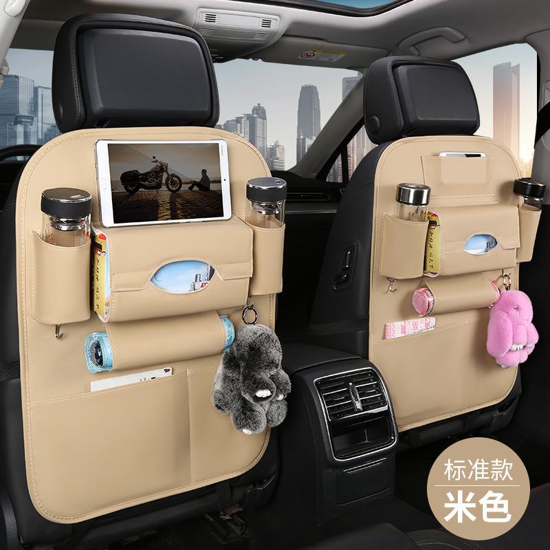 Organizzatore di Tasche per Schienale Sedile Auto in Pelle PU Universale Borsa Organizer per Schienale Sedile Auto
