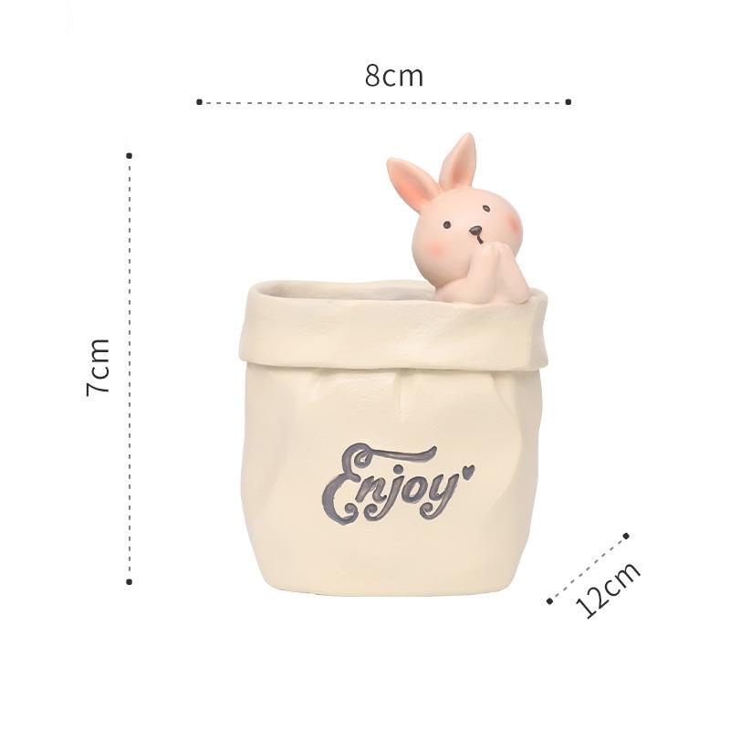 animal Craft Kawaii Multifunction  Pen Holder Pens stand Pencil Holders for Desk Large  Office Accessories Supplies Stationery