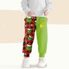 Kids' Fashion Christmas Print Loose-Fit Waistband Casual Sweatpants
