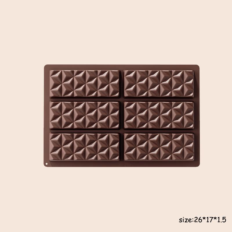 Multiple Styles Chocolate Mold Dubai Silicone Chocolate Bar Mold Cake Tools  Pistachio Candy Bar Mold for Filling Chocolate