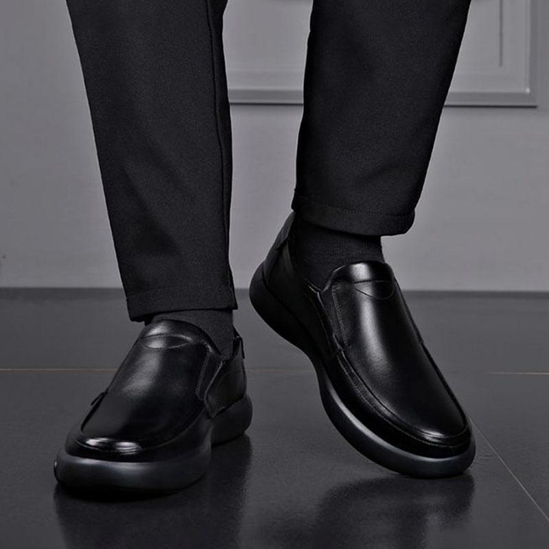 Pánské boty Ležérní značka léto Pánské mokasíny z pravé kůže Pohodlné nazouvací boty