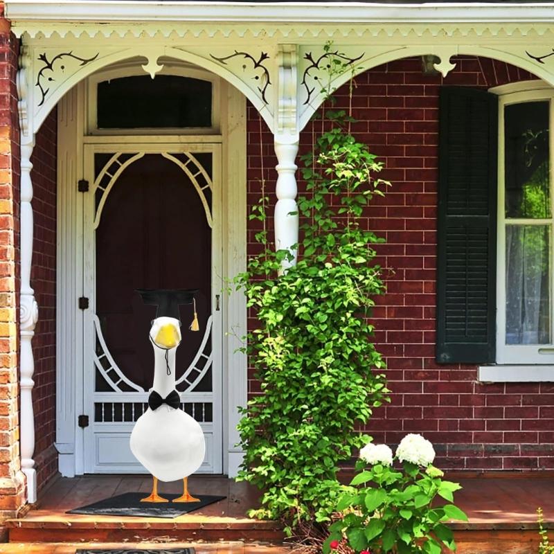 User Friendly Efficient Graduation Accessories Black Cap and Bowtie Set Sustainable Party Decorations Polyester Materials