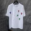 8965 CHROME HEARTS 2026 Summer New High Quality Cotton Round Neck Loose Large Size Men's and Women's T-shirt Couple T-shirt