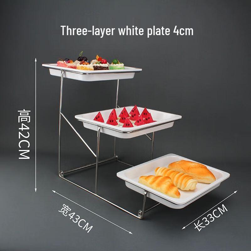 Melamine Multi-Tier Buffet Serving Stand