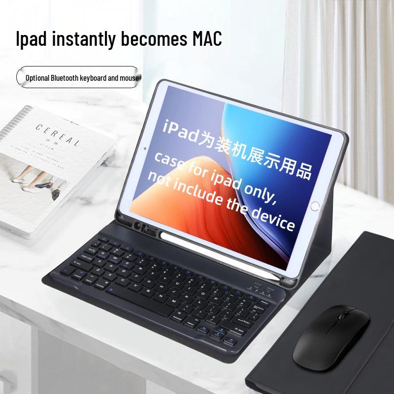 11th Gen iPad Wireless Bluetooth Keyboard & Protective Leather Case for Apple M5 2025, Air 13-inch Tablet.