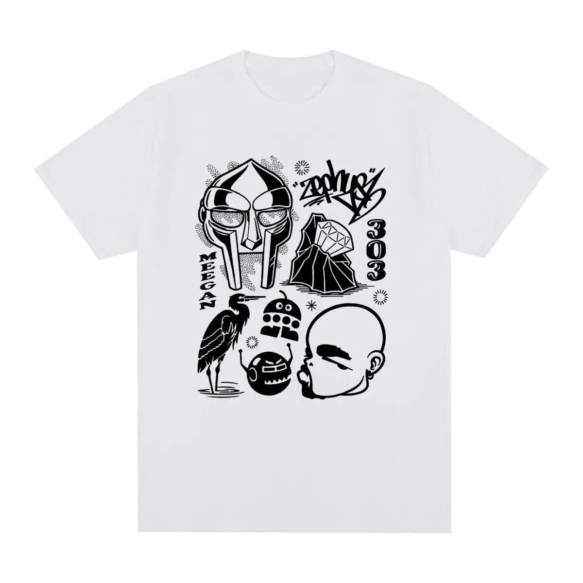 

Винтажная футболка Mf Madvillain Madlib, хлопковая повседневная футболка унисекс для взрослых, новая футболка, женские топы 4XL