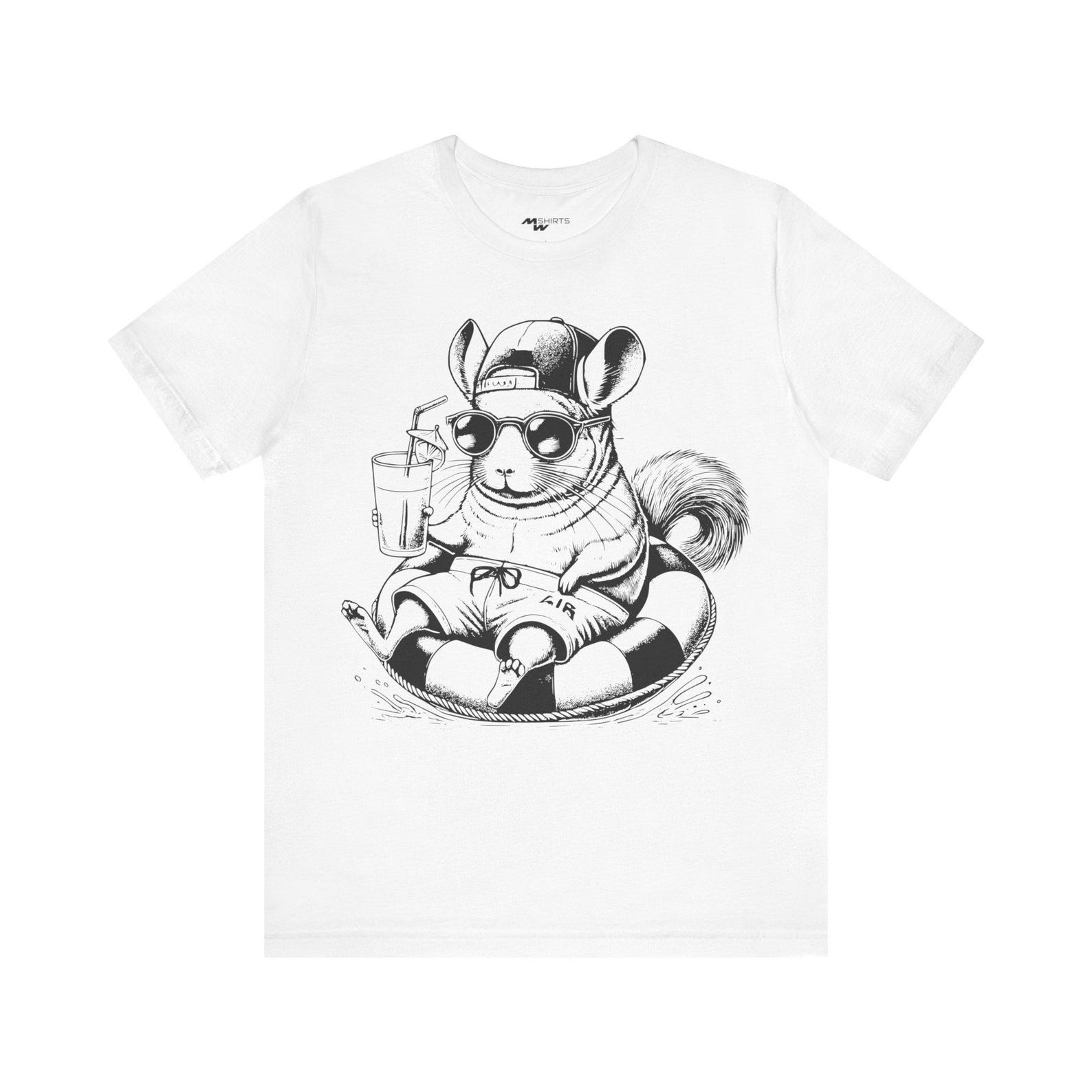 Chill Chinchilla T-Shirt: Relaxed Summer Vibes Unisex Tee M