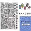 Nail Art Printing Steel Plate Lace Butterfly Pattern Flower French Large Transfer Silicone Seal Steel Plate Printing Rubber Plate