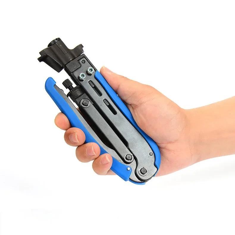 Dual Purpose Cable Crimping Pliers - SQ-548 Tool for Waterproof F-Head Connector Crimping | Pro Durable Hand Tool for Wire Work