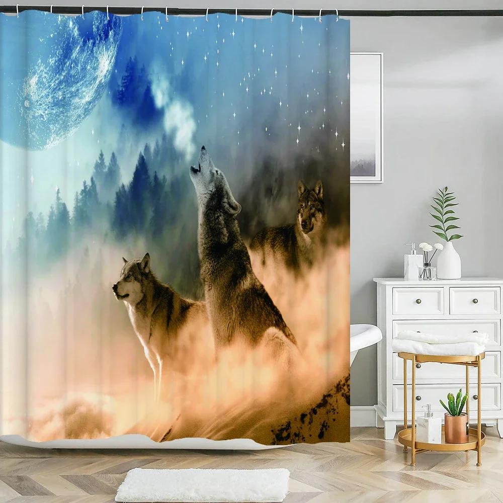 Cat  curtains bathroom  curtain Cute 3D fabric curtain with hooks funny waterproof shower curtain or Mat