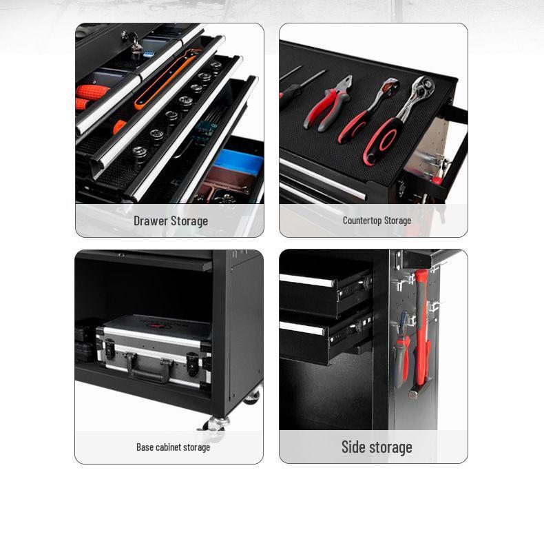 Multi-Function Heavy-Duty Tool Cart with Drawer-Type Repair Box and Mobile Trolley