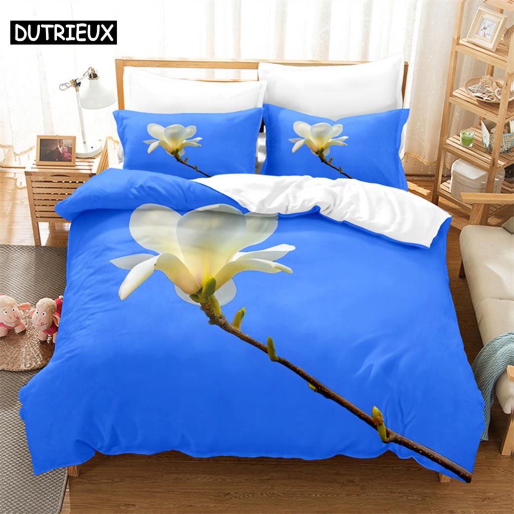 Flower Plants Bedding Set Duvet Cover Set 3d Bedding Digital Printing Bed Linen Queen Size Bedding Set Fashion Design