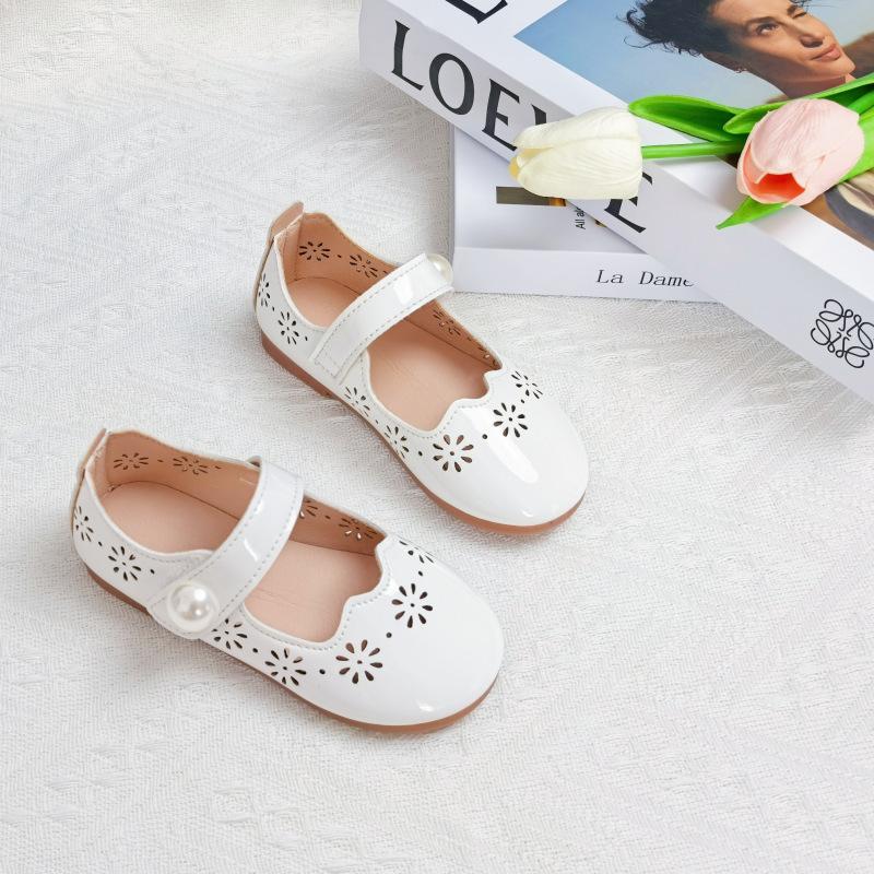 

Girls leather shoes, new spring and autumn models, children s shallow single shoes, soft-soled performance shoes, British-style princess shoes for 21-25Order five pairs of
