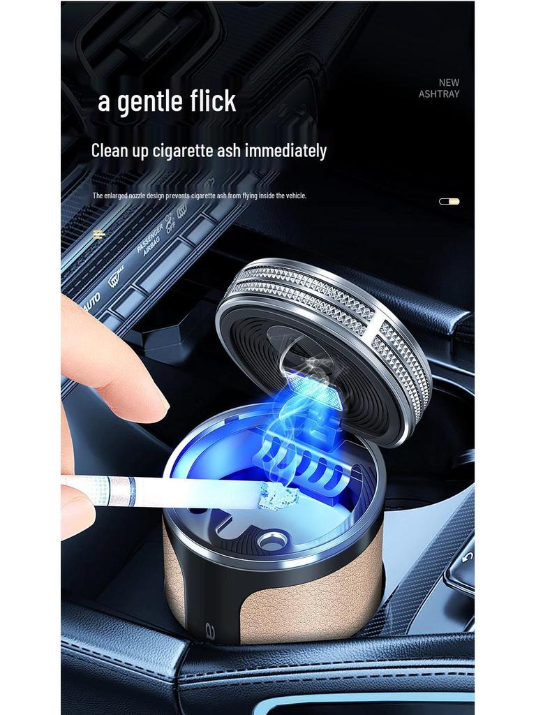 Buick-Compatible Car Ashtray for Regal, LaCrosse, Excelle, Encore, Verano, GL8, GX, Envision, and GL6.