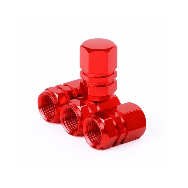 Aluminum Alloy Car Tire Valve Stem Caps Tyre Rim Valve Nipple Covers Dustproof Waterproof For Automobiles Motorcycles Trucks Valve Stems 1