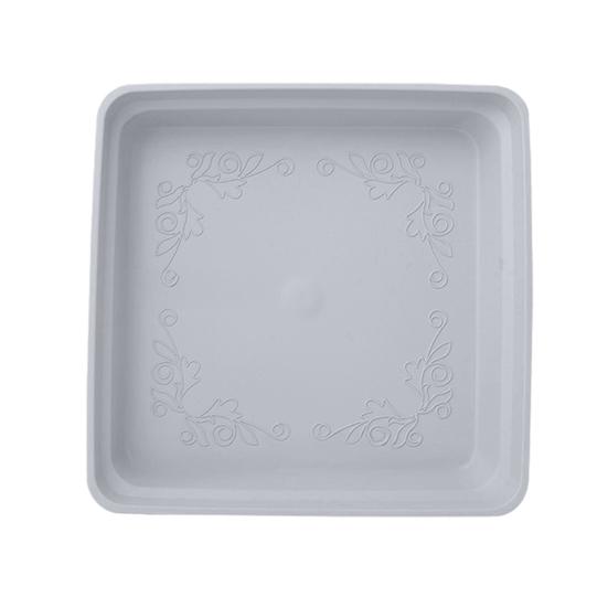 Plant Saucer Square High Density Plastic Drip Tray Indoor Outdoor Garden