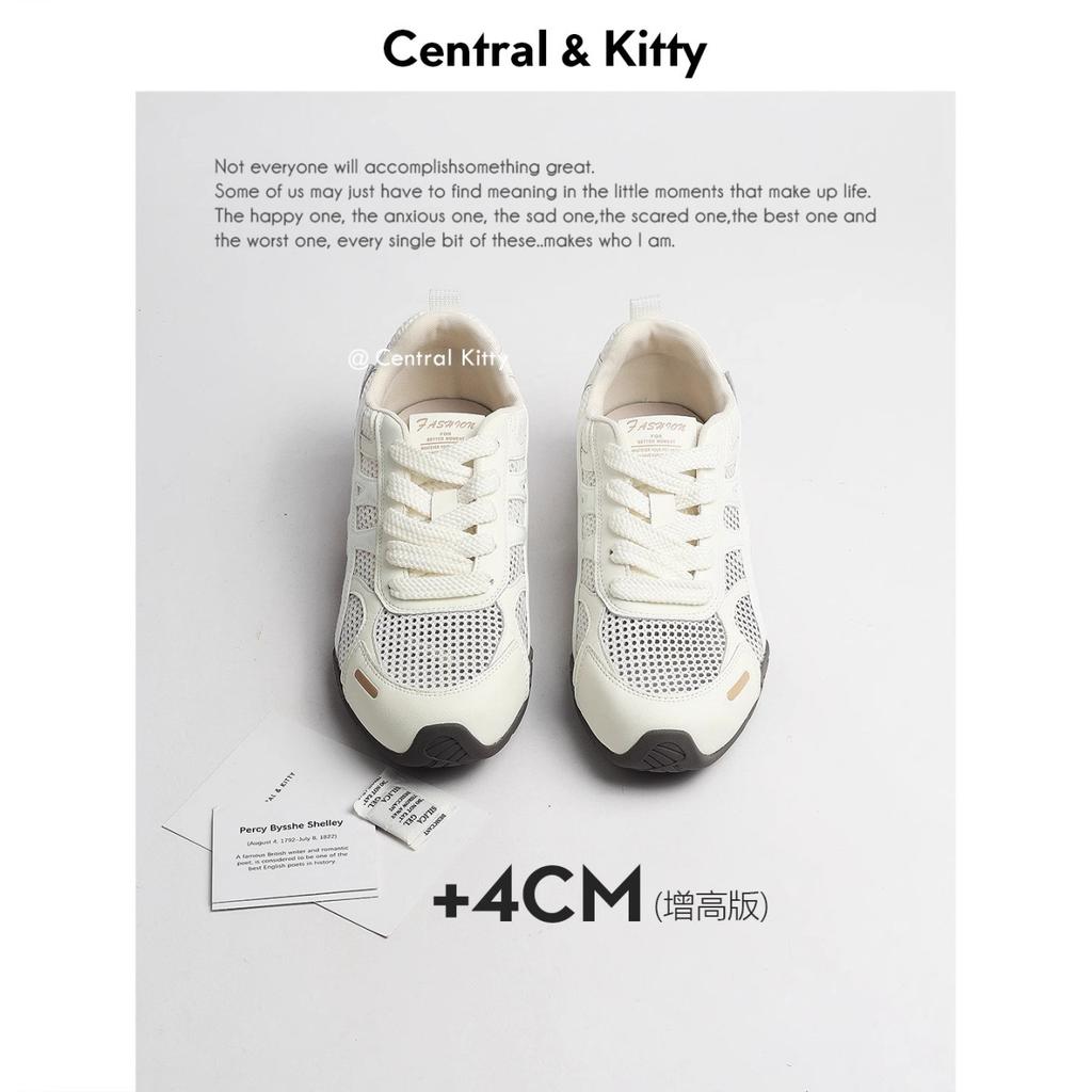 Cowhide version~ Thin mesh German training shoes women's 2025 new summer height increase breathable versatile casual sports shoes