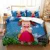 Copripiumino di lusso My Neighbor Totoro Set Biancheria da Letto Cartoni Animati per Bambini Coperta Singola Matrimoniale Decorazione Letto per Adolescenti Migliori Regali