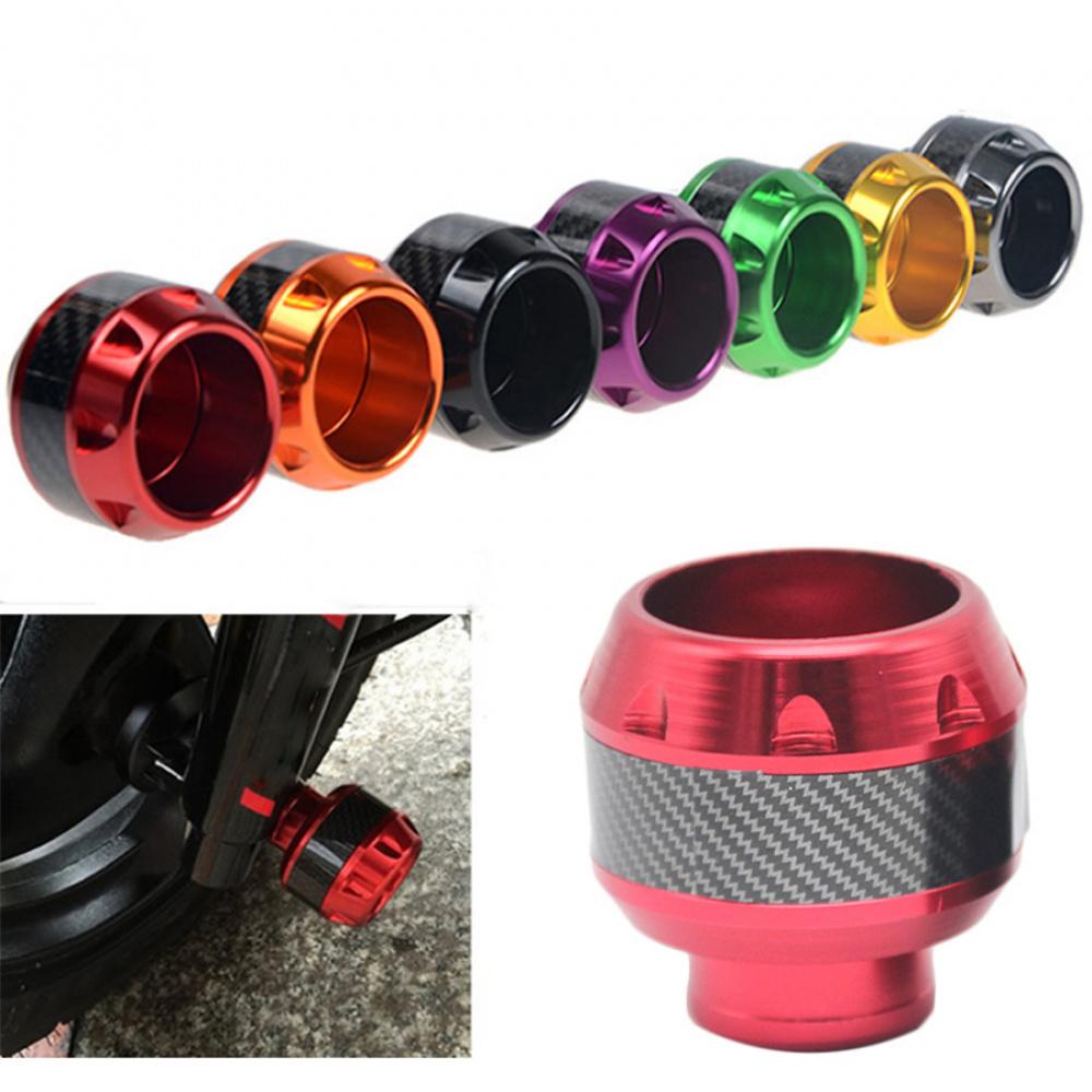 Motocycle Carbon Fiber Motorcycle Front Fork Frame Slider Crash Protection Red