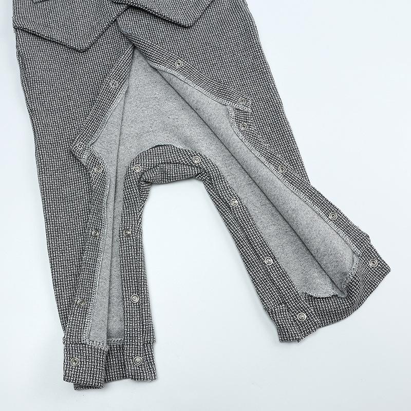 Baby Boy Odzież Miękkie Bawełniane Pajacyki Malucha Little Gentleman Noworodka Kombinezon Odzież