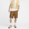 Nike Club Zipper Design Solid Color Cargo Shorts Men shorts Brown FN3518-281