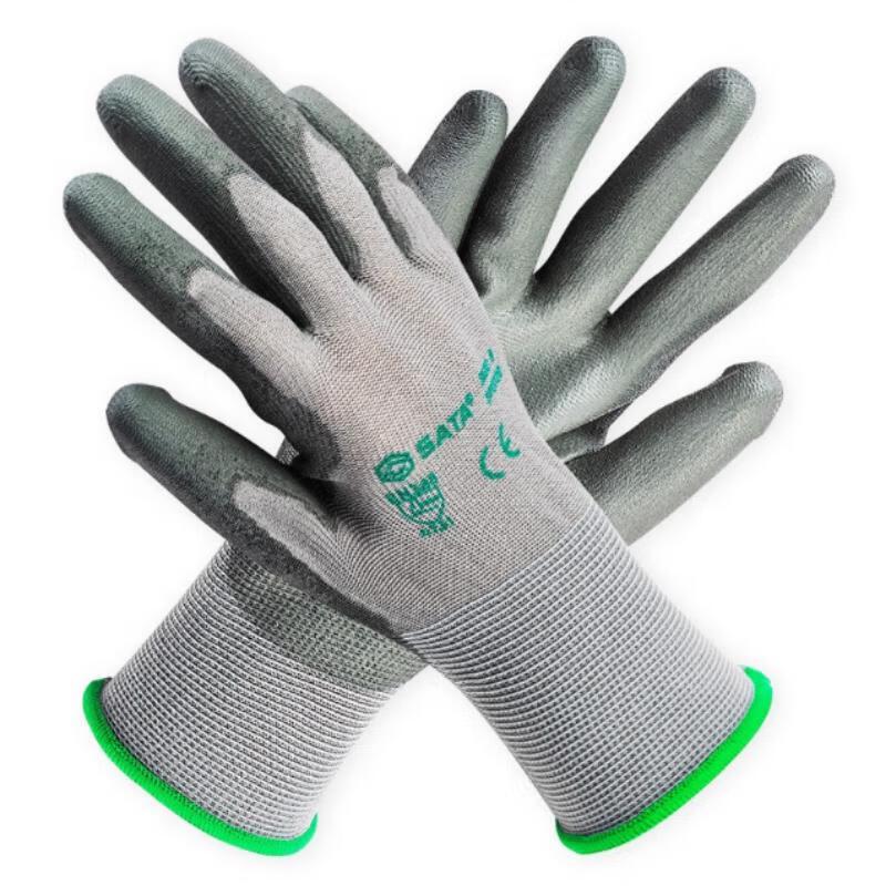 SATA PPE 9-inch PU Palm Coated Work Gloves