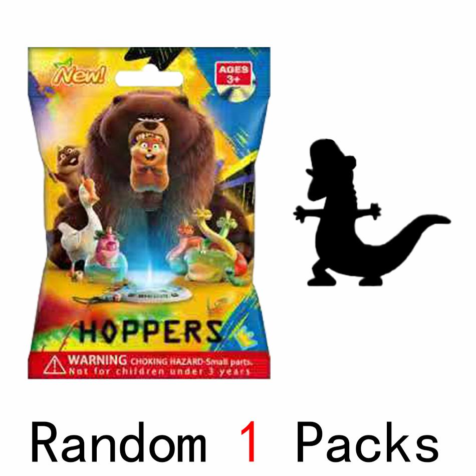 

New 2026 Movie Hoppers Beavers Series Figure Baged Figurine Toy Desk Decoration Statues Ornament Halloween Christmas Kid Gifts