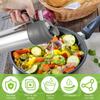 Two-in-one oil dispenser, stainless steel oil spray bottle, can be refilled with portable sprayer, suitable for baking, cooking,