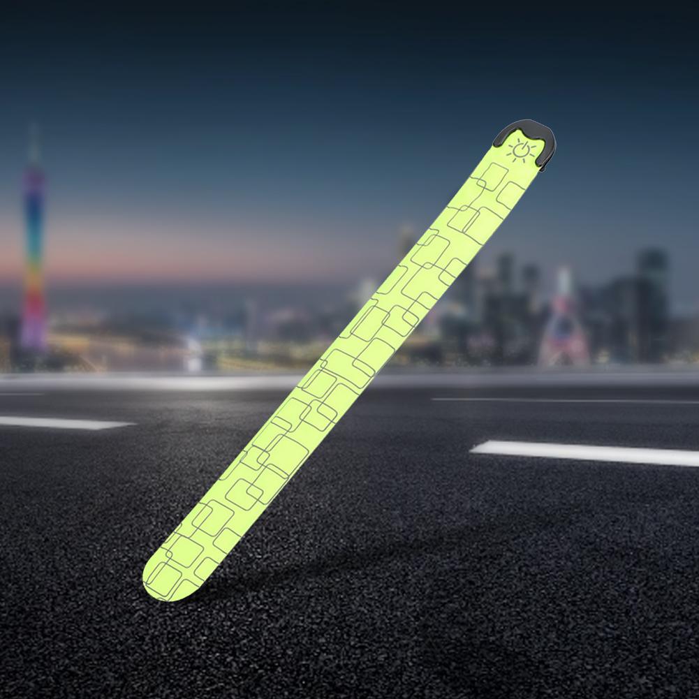 LED Armband Reflective Bracelet 3 Light Modes Light Up Armbands High Visibility Slap Glow Bracelets Running Gear