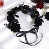 Plastic Simulation Flower Headband Fashion Cosplay Headband Gothic Headband  Costume Accessory