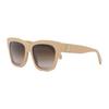 Celine Logo Design Sonnenbrille Unregelmäßige Form Unisex Sonnenbrille Beige CL40253I57F