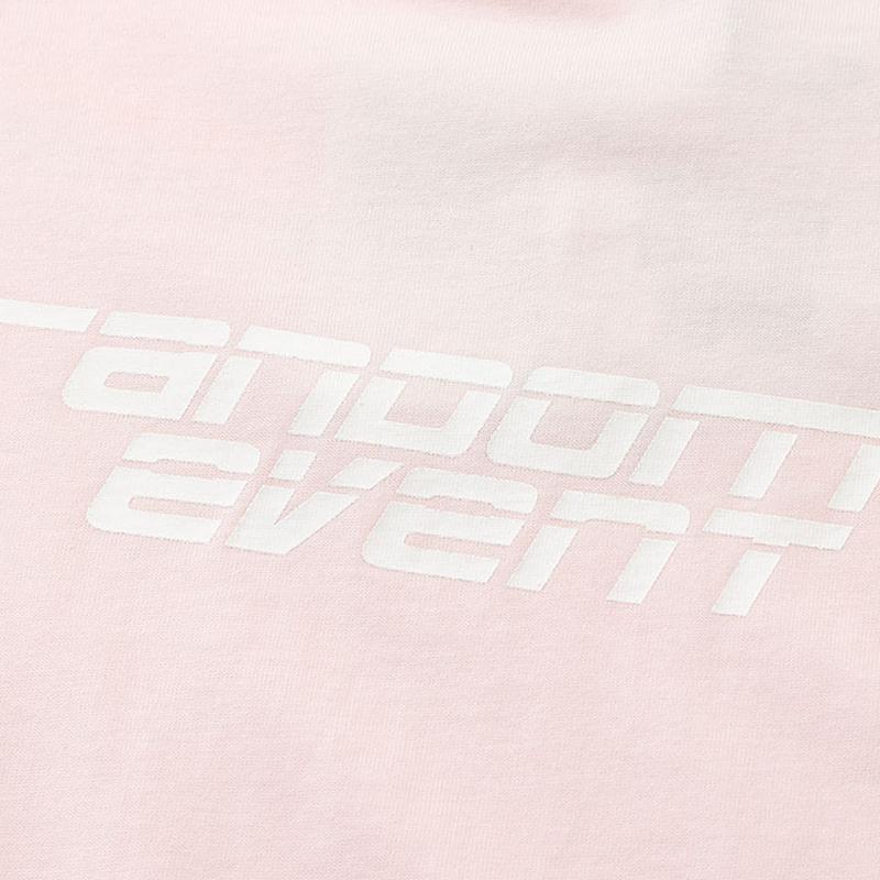 Puma Colorblock Casual Sports Round Neck Short Sleeve T-Shirt Unisex Tops Pink 598070-73