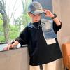 Boys' summer clothes short sleeved T-shirt 2026 new children's summer top, mid size children's summer style, cool and trendy, explosive street trend