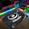 Portsmouth FC Design Kristall-Samt-Teppich Gemütlich Nicht?Rutschfester Teppich mit Aufdruck für Schlafzimmer Wohnzimmer Eingang