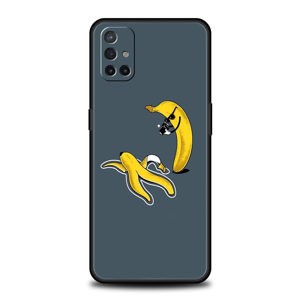 Funny Bite Apple Banana Phone Case For Oneplus 13R 13 12R 11 10T 10R Nord N100 N200 N10 10 9 9R 9RT CE 3 2 Z Pro Soft TPU Cover
