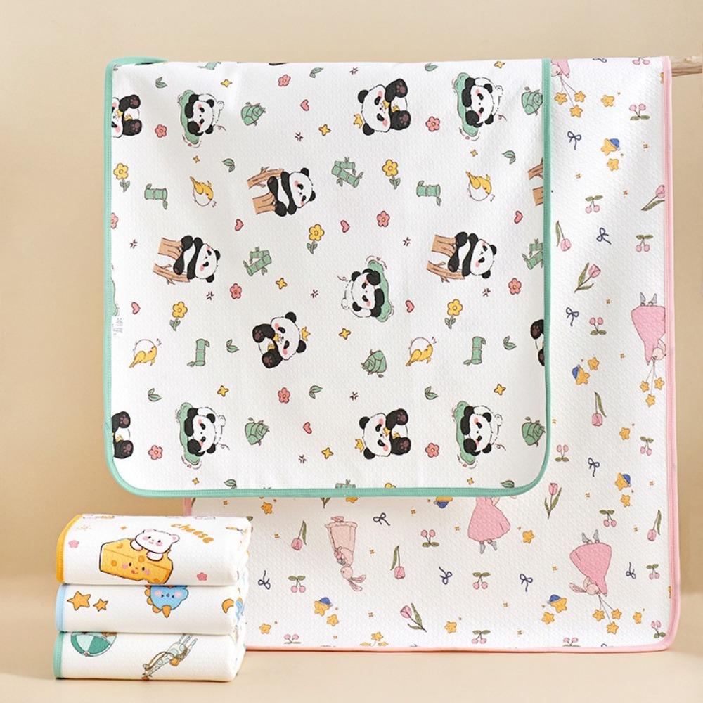 Waterproof Baby Urine Mat Cute Cartoon Bed Protector Diaper Soft Bedding Urine Pads  Toddlers
