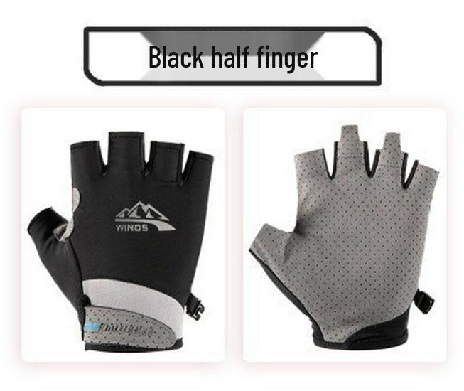 Unisex Full & Half Finger Cycling Gloves - Non-slip, Wear-resistant, Ice-cool for Outdoor Sports.