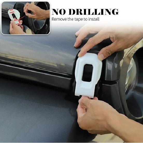For Jeep Wrangler JL JLU JT 2018+ Hood Lock Latches Brackets Cover Decor Catch