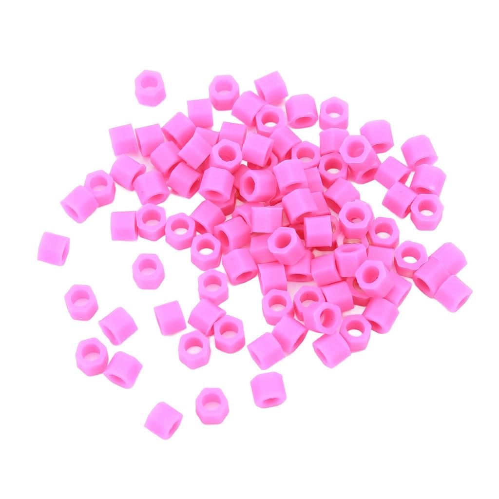100pcs Dental Rings Small Purple Silicone Dental Instrument Rings Accessory Supplies for Marking