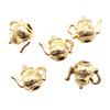 Vintage DIY Alloy Jewelry: 3D Kettle and Coffee Cup Charms Pendants