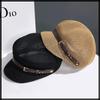 Straw Octagonal CZA122 [White Fang] Cap, Shape, Breathable, Summer, Stylish, Casual, Men's & Women's (Khaki)