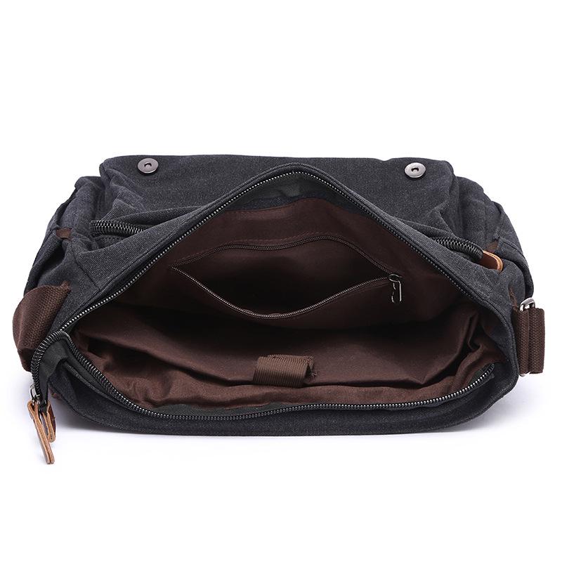 TS JYL laptop bag,Canvas Crossbody Bag Large Business Laptop Handbag