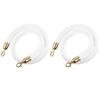 Velvet Rope & Stainless Steel Stanchion Set: 2-Pack Isolation Queue Barriers with Lanyard
