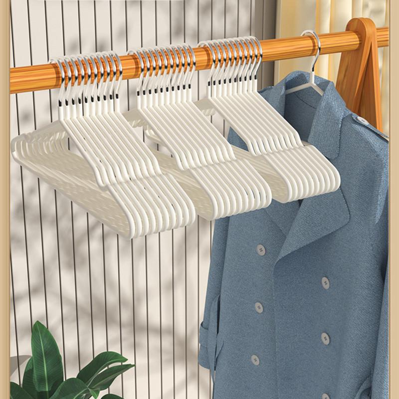 10 pz Appendiabiti Metallici Senza Tracce Antiscivolo Resistenti Robusti Scaffali per Vestiti Articoli per Appendere i Vestiti in Camera da Letto Organizzatore Domestico
