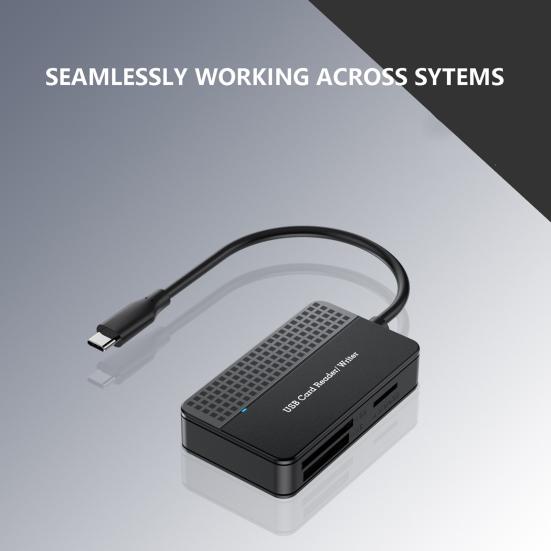 USB 3 Type in 1 Camera C 4 Card Reader Plug And Play