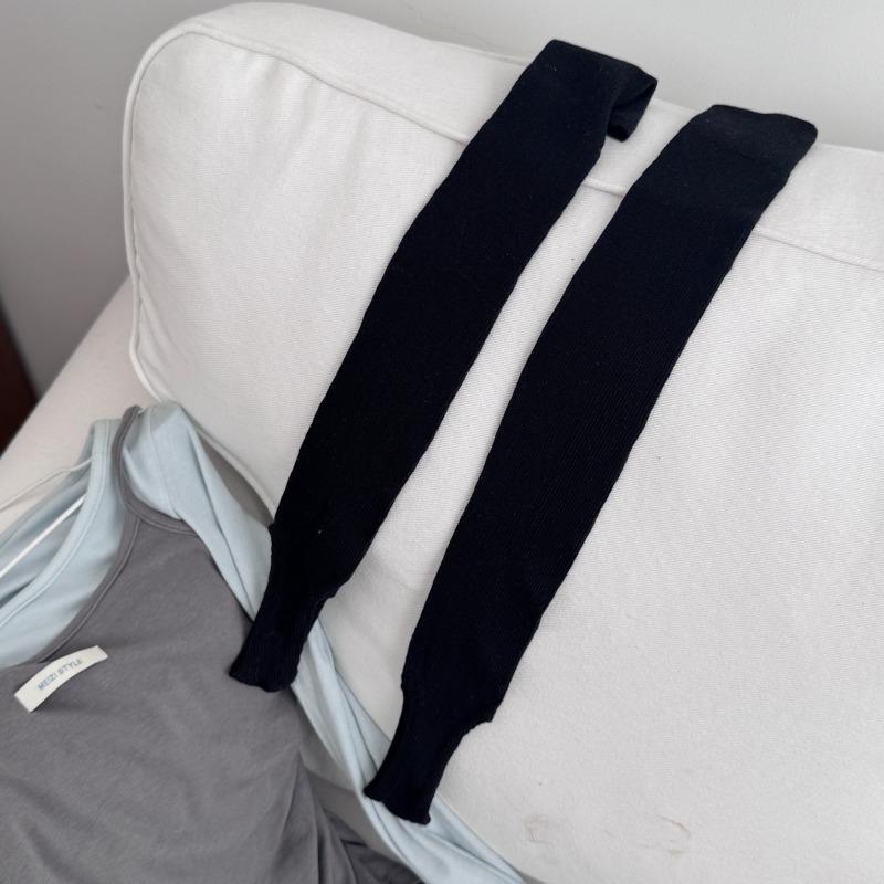 

Весенне-летние носки для ног, однотонные дышащие махровые носки, носки в стиле Лолита для балета 1 pair чёрный