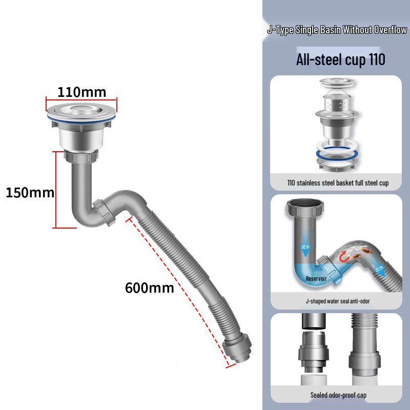 Kitchen Sink Drain Hose