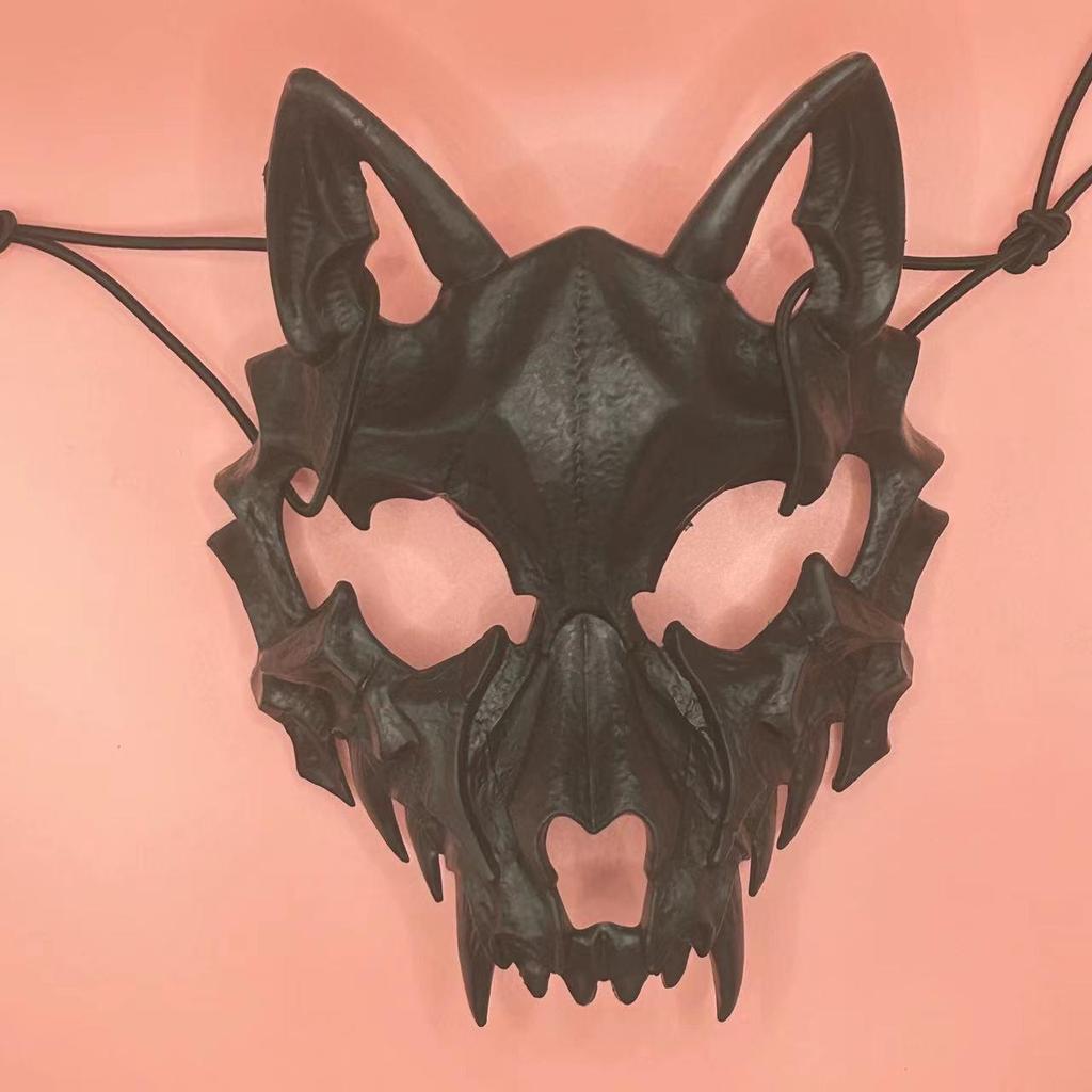 Halloween Monster Masks: Dragon, Tiger, Werewolf, Skeleton, Ghost.